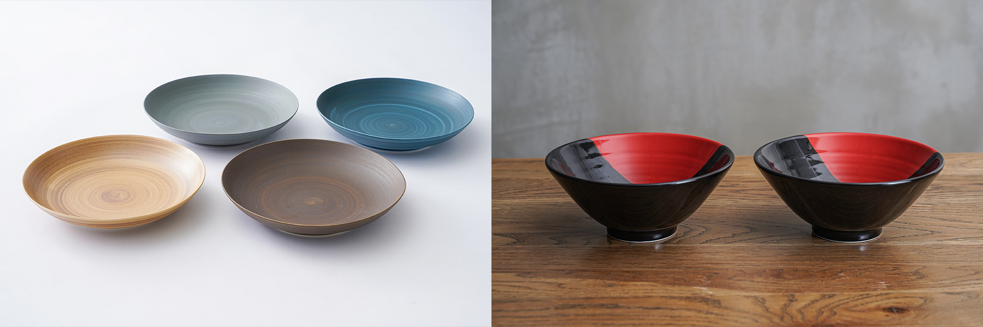 山忠のフッチーノを使用した食器