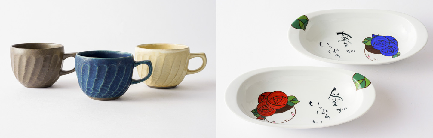 ROXYのココアシリーズのプレート