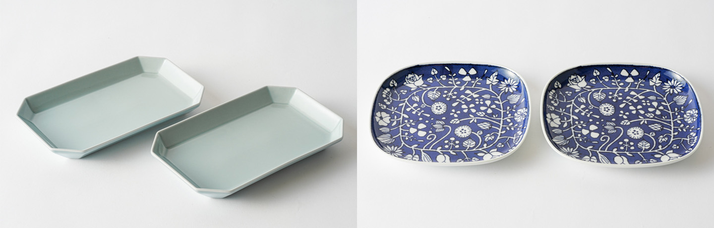 和山のフラワーパレードシリーズの食器