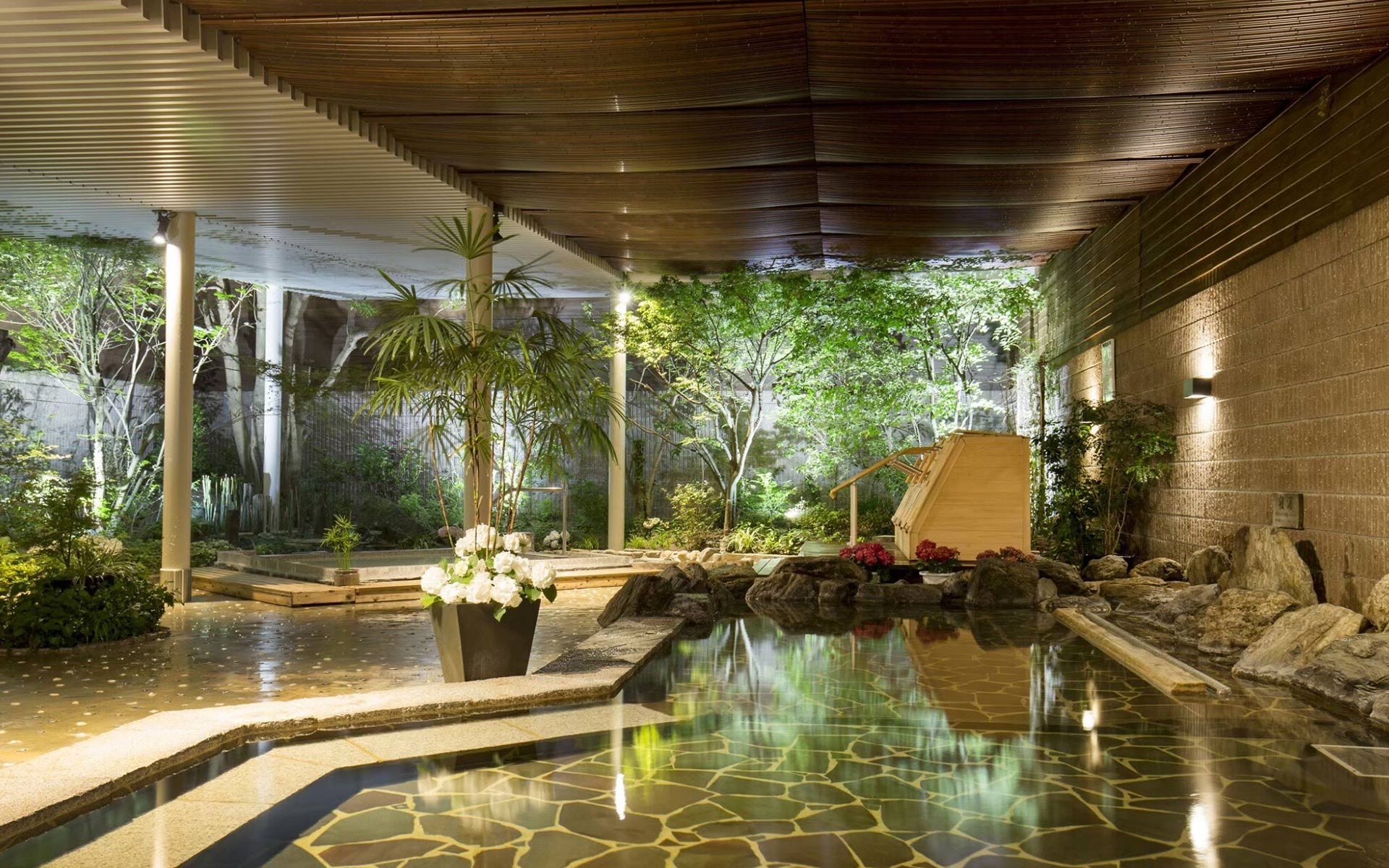 元気くらぶ伊都・伊都の湯どころの露天風呂