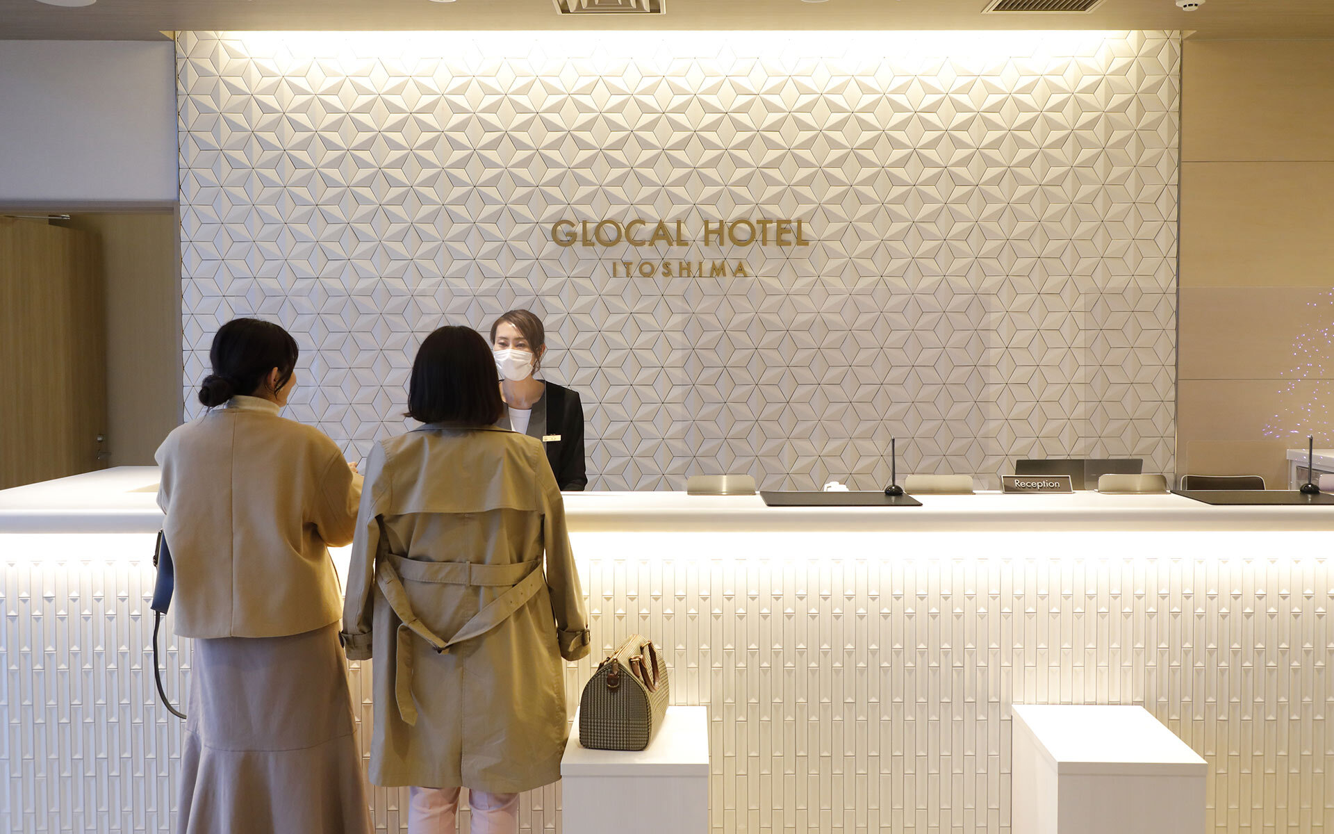 チェックインの様子