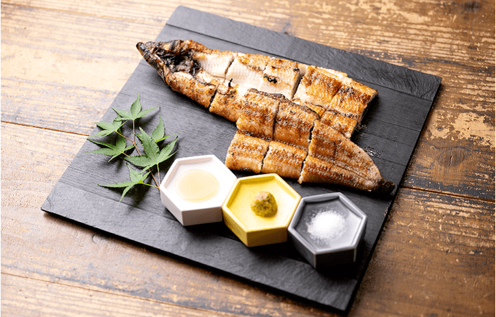 龍川魚商店の白焼き