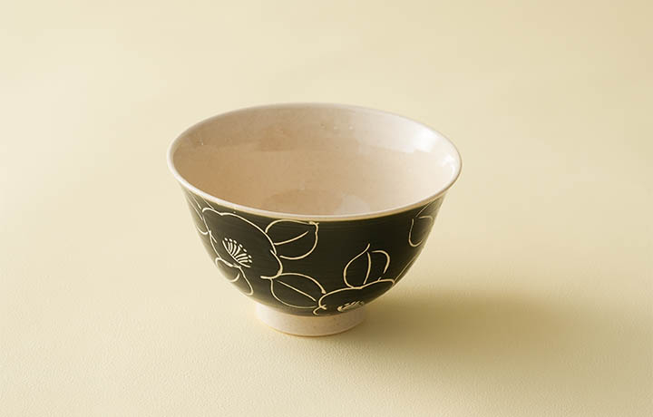 波佐見焼 侘助 飯碗黒 | 奥川陶器(奥川陶器 エンニチshop) | エンニチ