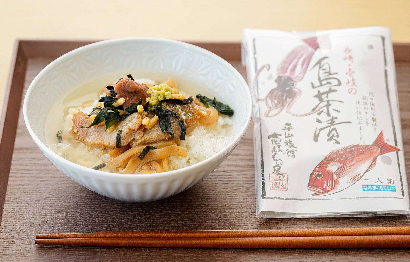 平山旅館 鯛茶漬け・島茶漬け4人前アソートギフトセット（壱岐もの屋）｜エンニチ