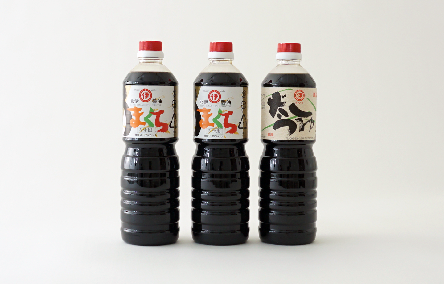 当店ベストセラー商品☆うまくち１L 限定３本セット（北伊醤油）｜エンニチ