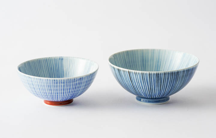 24 オフ 波佐見焼 縁起のいい 十草 柄 夫婦茶碗ペアセット 大新窯 エンニチ