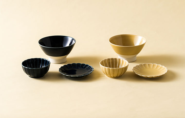 a967 煎茶碗 義山 秋草 6客セット 茶道具 古物 硝子 ガラス