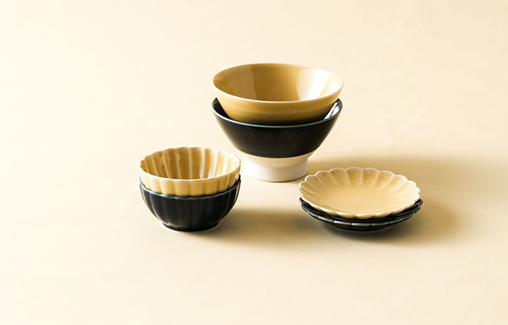 20％オフ】波佐見焼 和山 OFカラーシリーズ 茶碗・小付け・小皿