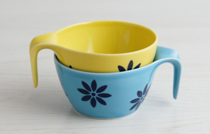 ◆コスモス◆波佐見焼ステンド スープmug cup 2個 波佐見焼】マグカップ 2個セット （ピンク）コーヒーカップ