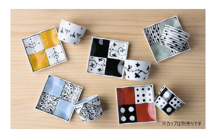 波佐見焼 カラフル小皿5色セット（大新窯ネットショップ